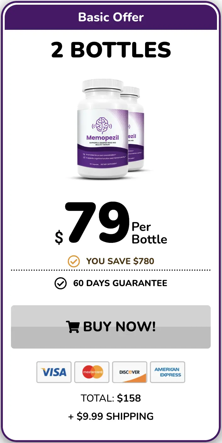 Buy Memopezil 2 Bottles